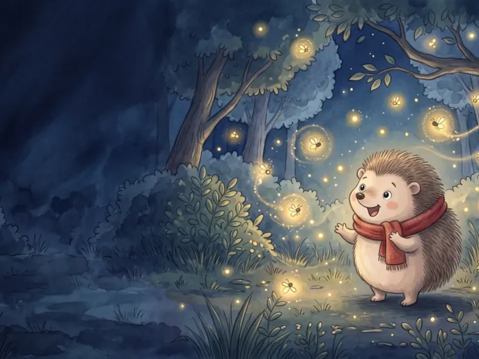 Picture book: Soft painted nights and glowing lights