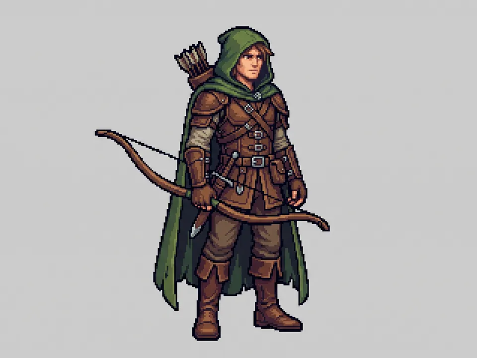 Pixel sprite: A crisp 32-bit sprite