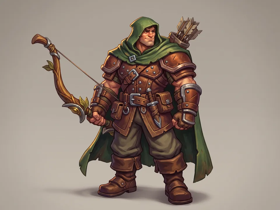Stylized 3D: Hand-painted textures, chunky proportions