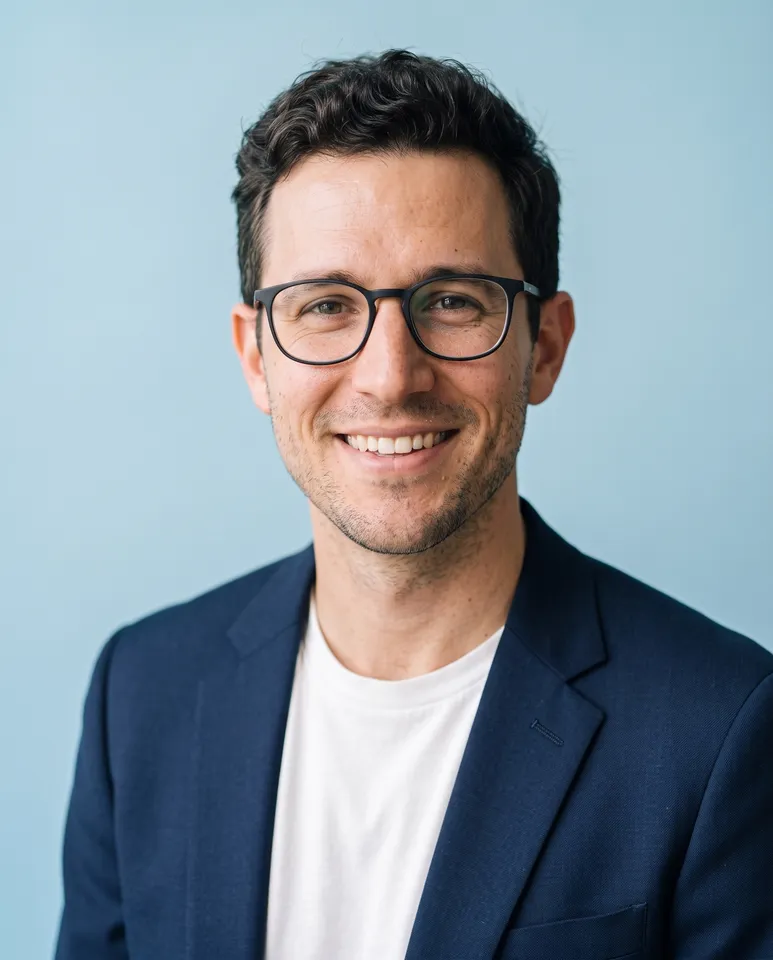Bright from the Headshots workflow, made for “Professional headshots for my LinkedIn, my website and conference speaker bios”