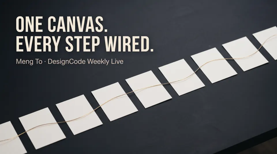 Chapter 2 from the Long-form product video workflow, made for “A four-minute intro for a live webinar on creative workflows with Fil, from one brief to pictures, video, 3D and a site”
