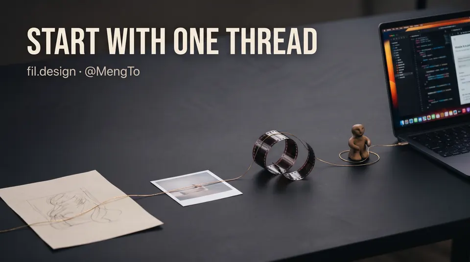 Last chapter from the Long-form product video workflow, made for “A four-minute intro for a live webinar on creative workflows with Fil, from one brief to pictures, video, 3D and a site”