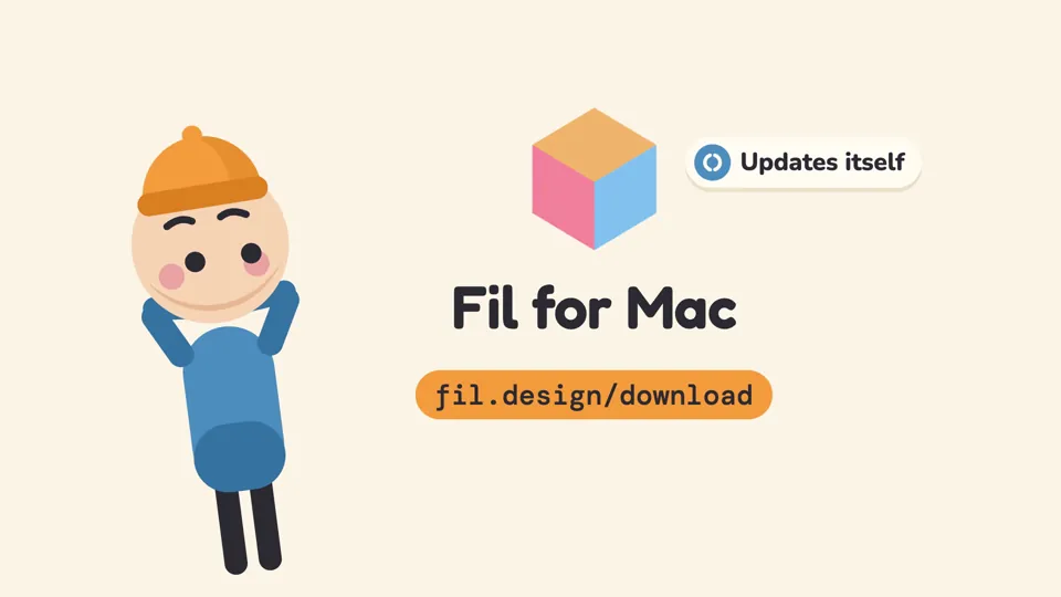 End mark from the Motion film workflow, made for “A 20-second launch story for our Mac app: a designer buried in browser tabs finds every canvas in its own tab”