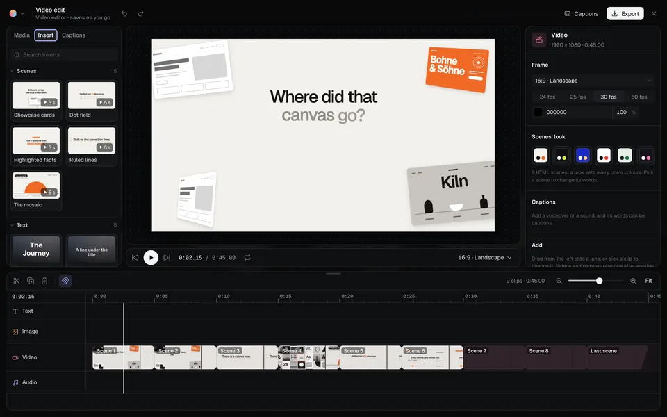 Video edit from the Product launch video workflow, made for “Fil Desktop, our Mac app: every canvas in its own tab, open from the Dock, launching next Tuesday”